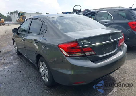 2013 Honda Civic Lx из США, поврежденный, VIN 2HGFB2F58DH543909